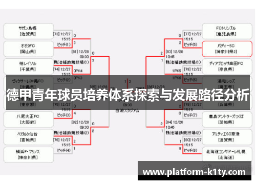 德甲青年球员培养体系探索与发展路径分析